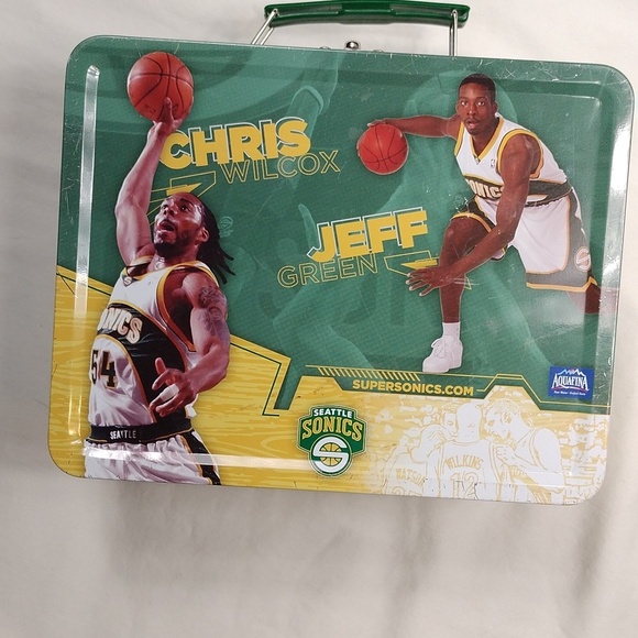 Seattle SuperSonics Metal Lunchbox - Picture 3 of 11